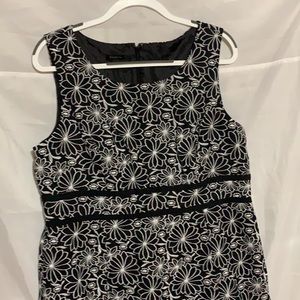 Talbots Black & White Dress, Size 16 NWT MAKE AN OFFER!!!